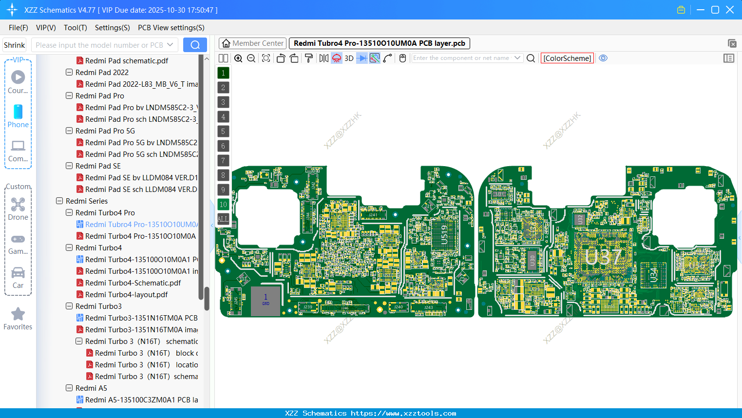 Xiaomi Redmi Tubro4 Pro-13510O10UM0A PCB Layer